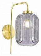 Бра ST-Luce Gran SL1154.321.01 цвет плафона/подвески Дымчатый, цвет арматуры Латунь-1
