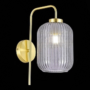 Бра ST-Luce Gran SL1154.321.01 цвет плафона/подвески Дымчатый, цвет арматуры Латунь-2