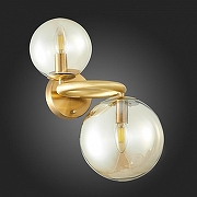 Бра ST-Luce Gor1z1a SL1162.301.02 цвет плафона/подвески Коньячный, цвет арматуры Латунь-5