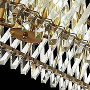 Подвесной светильник ST-Luce Fab1o SL1170.303.12 цвет плафона/подвески Прозрачный, цвет арматуры Латунь-10