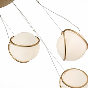 Подвесной светильник ST-Luce Acerra SL1181.353.03 цвет плафона/подвески Белый, Латунь, цвет арматуры Латунь-4