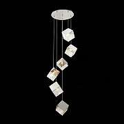 Подвесной светильник ST-Luce R1ello SL1182.103.06 цвет плафона/подвески Прозрачный, Хром, цвет арматуры Хром-2