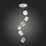 Подвесной светильник ST-Luce R1ello SL1182.103.06 цвет плафона/подвески Прозрачный, Хром, цвет арматуры Хром-3