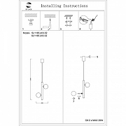 Подвесной светильник ST-Luce Asolo SL1185.203.02 цвет плафона/подвески Белый, цвет арматуры Золото-6