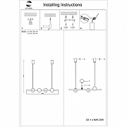 Подвесной светильник ST-Luce Asolo SL1185.203.04 цвет плафона/подвески Белый, цвет арматуры Золото-5