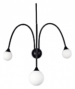 Бра ST-Luce V1ve SL1187.401.03 цвет плафона/подвески Белый, цвет арматуры Черный