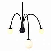 Бра ST-Luce V1ve SL1187.401.03 цвет плафона/подвески Белый, цвет арматуры Черный-2