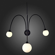 Бра ST-Luce V1ve SL1187.401.03 цвет плафона/подвески Белый, цвет арматуры Черный-3