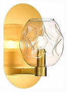 Бра ST-Luce 1des1a SL1188.301.01 цвет плафона/подвески Коньячный, цвет арматуры Латунь-1