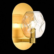 Бра ST-Luce 1des1a SL1188.301.01 цвет плафона/подвески Коньячный, цвет арматуры Латунь-4