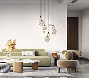 Бра ST-Luce 1des1a SL1188.301.01 цвет плафона/подвески Коньячный, цвет арматуры Латунь-6