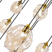 Подвесной светильник ST-Luce 1des1a SL1188.303.16 цвет плафона/подвески Коньячный, цвет арматуры Латунь-4