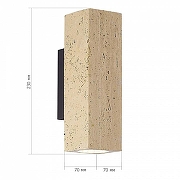 Накладной светильник ST-Luce Earthy SL1194.401.01 цвет плафона/подвески Бежевый, цвет арматуры Черный-2