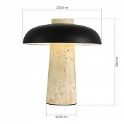 Настольная лампа ST-Luce Earthy SL1194.424.01 цвет плафона/подвески Черный, цвет арматуры Бежевый-7