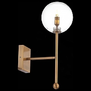 Бра ST-Luce Sandro SL1205.301.01 цвет плафона/подвески Прозрачный, цвет арматуры Латунь-5