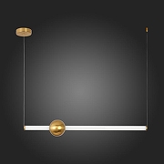 Подвесной светильник ST-Luce Angurra SL1222.203.01 цвет плафона/подвески Белый, Золото, цвет арматуры Золото-3