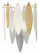 Бра ST-Luce Lastra SL1224.201.02 цвет плафона/подвески Белый, Прозрачный, цвет арматуры Золото-1