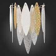 Бра ST-Luce Lastra SL1224.201.02 цвет плафона/подвески Белый, Прозрачный, цвет арматуры Золото-5