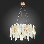 Подвесной светильник ST-Luce Lastra SL1224.203.08 цвет плафона/подвески Белый, Прозрачный, цвет арматуры Золото-6