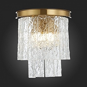 Накладной светильник ST-Luce Corsia SL1230.301.02 цвет плафона/подвески Прозрачный, цвет арматуры Латунь-3