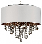 Подвесной светильник ST-Luce Lacch1a SL1350.503.04 цвет плафона/подвески Белый, Золото, Прозрачный, цвет арматуры Хром