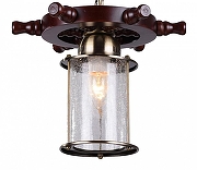 Подвесной светильник ST-Luce Volant1no SL150.303.01 цвет плафона/подвески Прозрачный, цвет арматуры Бронза, Коричневый-1