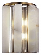 Накладной светильник ST-Luce Delight SL1516.301.02 цвет плафона/подвески Белый, Прозрачный, цвет арматуры Бронза-1