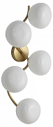 Накладной светильник ST-Luce Sweven SL1519.301.05 цвет плафона/подвески Белый, цвет арматуры Латунь