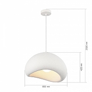 Подвесной светильник ST-Luce WAB1 SAB1 SL1522.523.01 цвет плафона/подвески Белый, цвет арматуры Белый-5