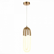 Подвесной светильник ST-Luce Mof1sto SL1579.303.02 цвет плафона/подвески Белый, Латунь, цвет арматуры Латунь-2