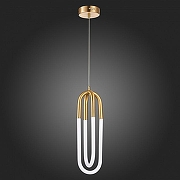 Подвесной светильник ST-Luce Mof1sto SL1579.303.02 цвет плафона/подвески Белый, Латунь, цвет арматуры Латунь-5