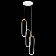 Подвесной светильник ST-Luce Mof1sto SL1579.303.03 цвет плафона/подвески Белый, Латунь, цвет арматуры Латунь-3