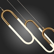 Подвесной светильник ST-Luce Mof1sto SL1579.303.03 цвет плафона/подвески Белый, Латунь, цвет арматуры Латунь-8