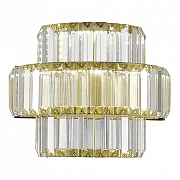 Накладной светильник ST-Luce T1vol1 SL1622.311.01 цвет плафона/подвески Прозрачный, цвет арматуры Латунь-1