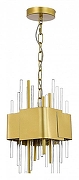 Подвесной светильник ST-Luce Olvera SL1633.203.04 цвет плафона/подвески Золото, Прозрачный, цвет арматуры Золото-1