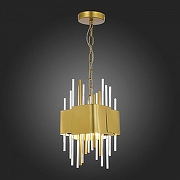 Подвесной светильник ST-Luce Olvera SL1633.203.04 цвет плафона/подвески Золото, Прозрачный, цвет арматуры Золото-5