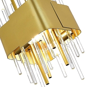 Подвесной светильник ST-Luce Olvera SL1633.203.04 цвет плафона/подвески Золото, Прозрачный, цвет арматуры Золото-6