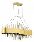 Подвесной светильник ST-Luce Olvera SL1633.213.08 цвет плафона/подвески Золото, Прозрачный, цвет арматуры Золото-1