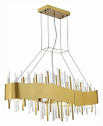 Подвесной светильник ST-Luce Olvera SL1633.213.08 цвет плафона/подвески Золото, Прозрачный, цвет арматуры Золото-2