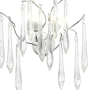 Накладной светильник ST-Luce Teardrops SL1660.101.02 цвет плафона/подвески Прозрачный, цвет арматуры Хром-2