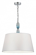 Подвесной светильник ST-Luce L1ngott1 SL1759.103.03 цвет плафона/подвески Белый, цвет арматуры Голубой, Хром-2