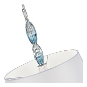 Подвесной светильник ST-Luce L1ngott1 SL1759.103.03 цвет плафона/подвески Белый, цвет арматуры Голубой, Хром-3