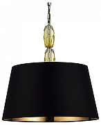 Подвесной светильник ST-Luce L1ngott1 SL1759.303.03 цвет плафона/подвески Черный, цвет арматуры Латунь, Оранжевый