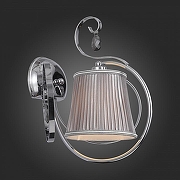 Бра EVOLUCE Azzurro SL177.101.01 цвет плафона/подвески Светло-серый, Серебро, цвет арматуры Хром-4