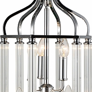 Подвесной светильник ST-Luce SL239 SL239.103.06 цвет плафона/подвески Прозрачный, Хром, цвет арматуры Хром-2