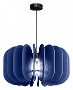 Подвесной светильник ST-Luce Sent1to SL3004.403.01 цвет плафона/подвески Синий, цвет арматуры Черный-1