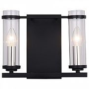 Бра ST-Luce B1chero SL334.401.02 цвет плафона/подвески Прозрачный, цвет арматуры Никель, Черный