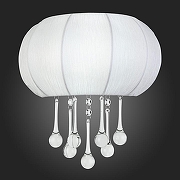 Накладной светильник ST-Luce Preferita SL350.051.02 цвет плафона/подвески Белый, Прозрачный, цвет арматуры Хром-4