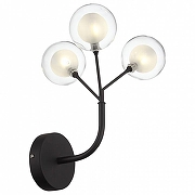 Бра ST-Luce Demele SL376.401.03 цвет плафона/подвески Белый, Прозрачный, цвет арматуры Черный-3