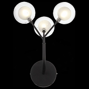 Бра ST-Luce Demele SL376.401.03 цвет плафона/подвески Белый, Прозрачный, цвет арматуры Черный-4